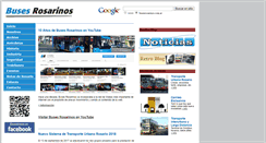 Desktop Screenshot of busesrosarinos.com.ar
