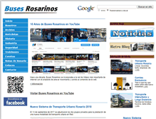 Tablet Screenshot of busesrosarinos.com.ar